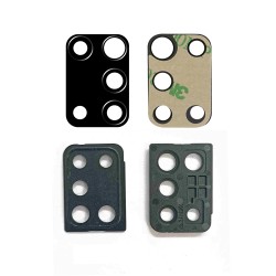 Lente de Cámara com Frame Samsung Galaxy A21s/A217 Preto Lente de Cámara com Frame Samsung Galaxy A21s/A217 Preto